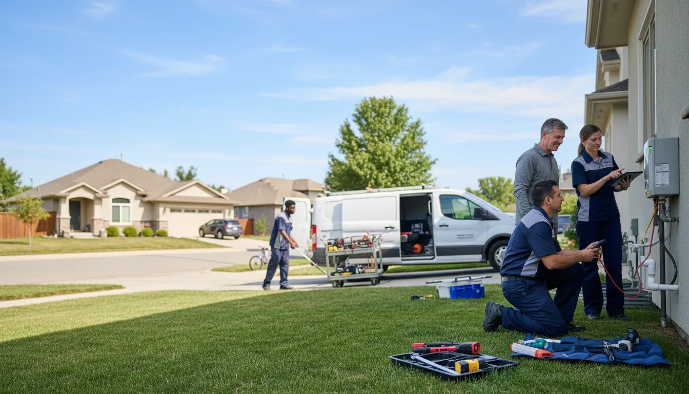 Tankless water heater service in Donna, TX